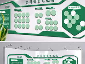 綠色環?？萍计髽I文化墻公司形象墻效果圖設計圖片 高清下載 效果圖1.08mb 形象墻大全