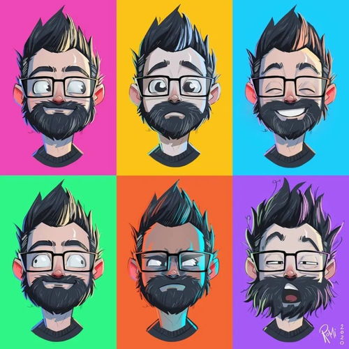 Romi Tempest 用夸張表情賦予動(dòng)漫角色靈魂的插畫(huà)魔法